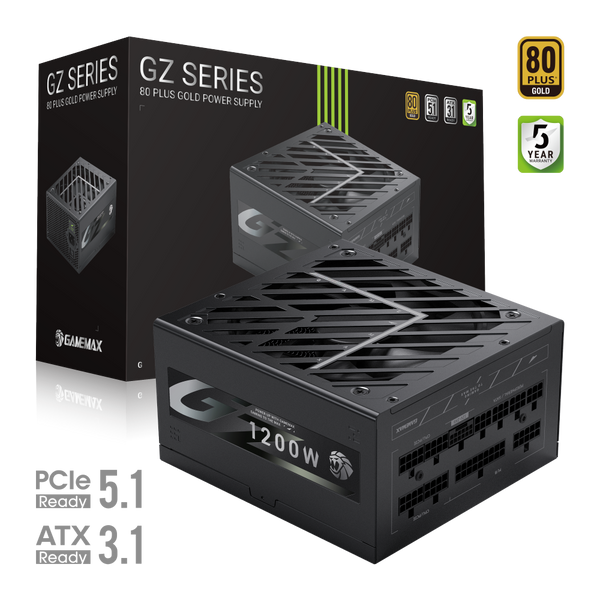Блок живлення GameMax GZ-1200G Black 627787ua фото