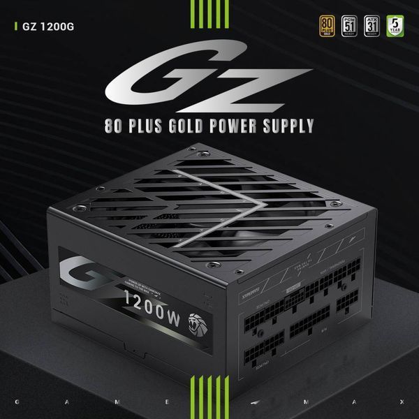 Блок живлення GameMax GZ-1200G Black 627787ua фото
