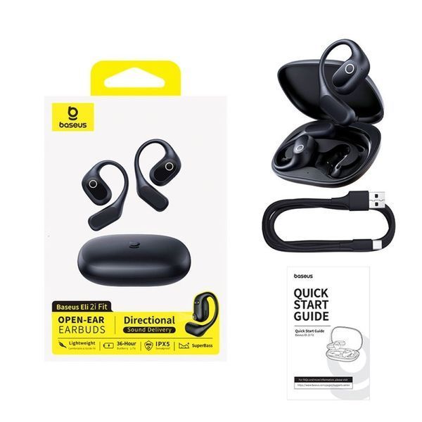 Навушники TWS Baseus Eli 2i Fit Black (A0102604) 627230ua фото
