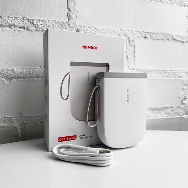 Принтер етикеток Niimbot D11 White (1AA57281601) 626983ua фото