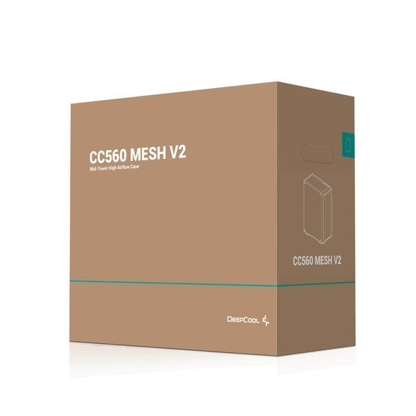 Корпус Deepcool CC560 Mesh V2 Black (R-CC560-BKAMA4-G-2) 572773ua фото