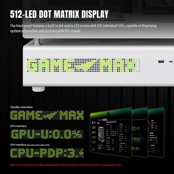 Корпус GameMax N90 White 630529ua фото
