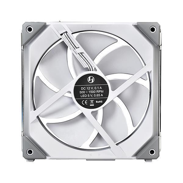 Вентилятор Lian Li UNI Fan SL140 ARGB 2-Pack with Controller White (UF-SL140-2W) 351665 фото