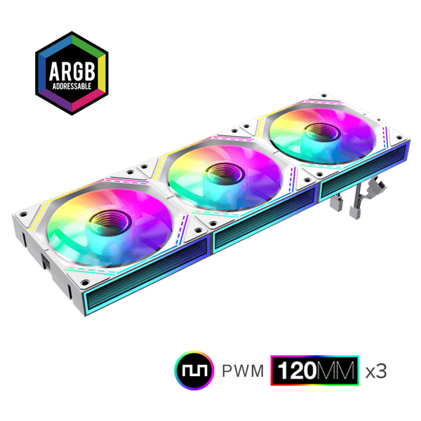 Вентилятор GameMax FN12A-S3I-W 627839ua фото