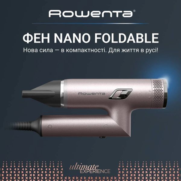 Фен дорожный Rowenta Nano Foldable HY8530E0 623812ua фото