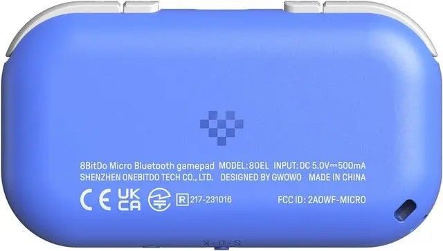 Геймпад 8BitDo Micro Bluetooth Blue 572334 фото