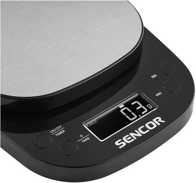Весы кухонные электронные Sencor SKS 0804BK 512488ua фото