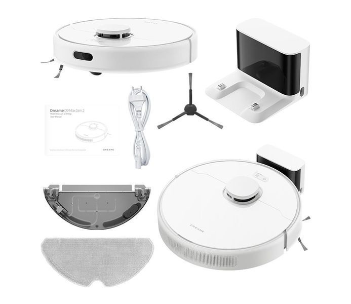 Робот-пилосос Dreame D9 Max Gen 2 White 512862 фото
