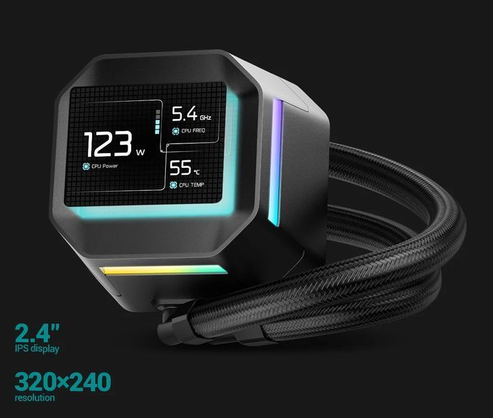 Водяне охолодження Deepcool LM240 Black (R-LM240-BKDMMC-1) 622754ua фото