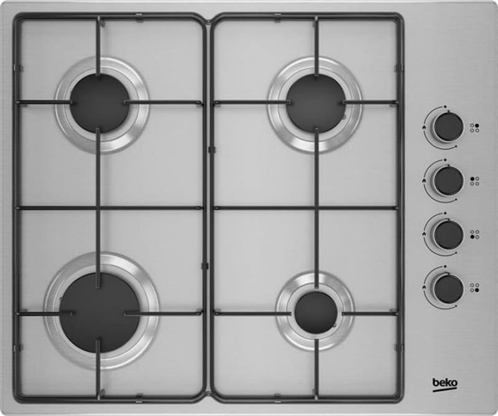 Газовая варочная поверхность Beko HIGG 64123 SX 628017ua фото