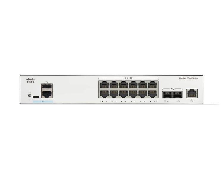 Коммутатор управляемого уровня 2 Cisco Catalyst C1300-12XT-2X 531793ua фото
