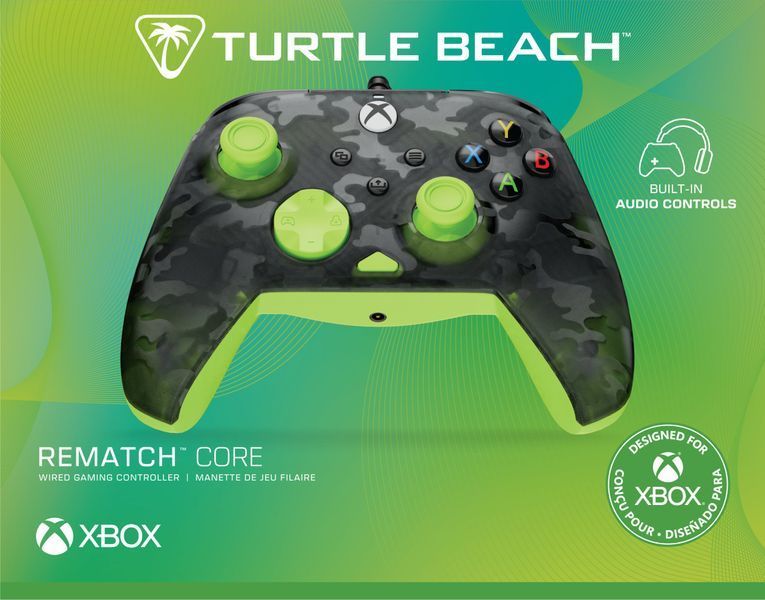 Геймпад Turtle Beach Rematch Core Wire XB Ghost Camo Black & Yellow (TBC-2001-75) 619332 фото