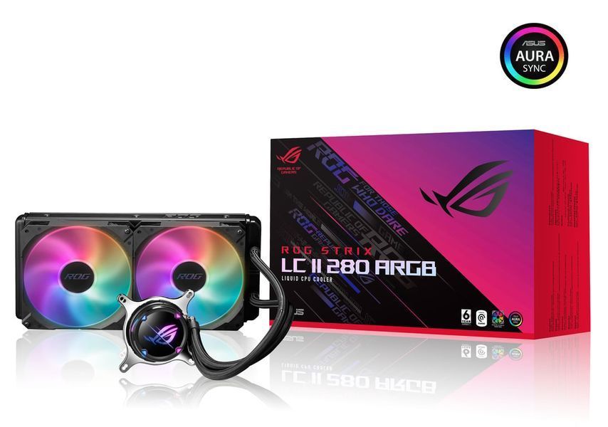 Водяне охолодження Asus ROG Strix LC II 280 ARGB Black 1-Pack (90RC00C1-M0UAY1) 517123ua фото