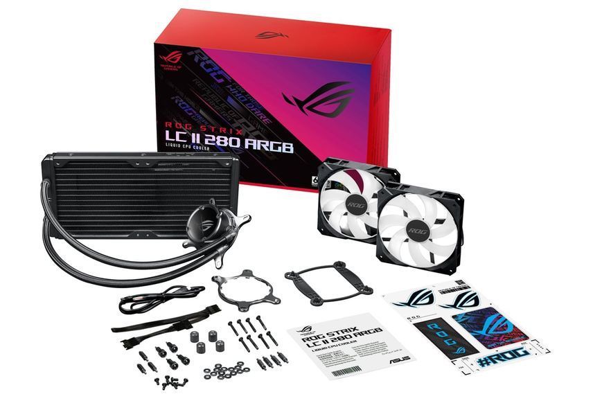 Водяне охолодження Asus ROG Strix LC II 280 ARGB Black 1-Pack (90RC00C1-M0UAY1) 517123ua фото