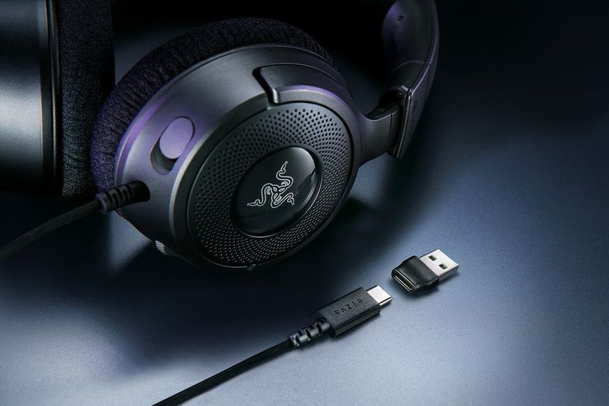Навушники з мікрофоном Razer Kraken V4 X Black (RZ04-05180100-R3M1) 527069 фото
