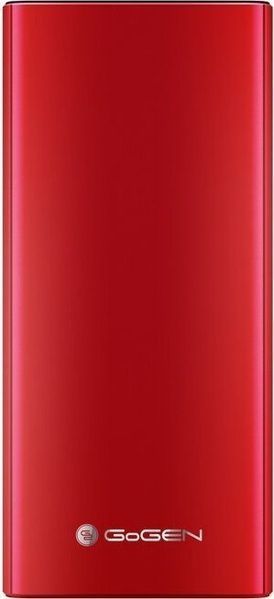 Зовнішній акумулятор (павербанк) Gogen PB100008R 10000mAh Red 619666 фото
