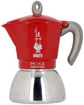 Кофеварка гейзерная Bialetti Moka Induction 6 TZ red 290197 фото