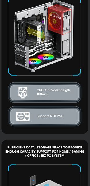 Корпус GameMax MeshBox Pro WT 628345ua фото