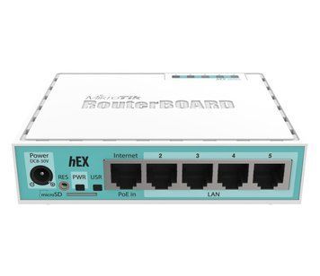 Маршрутизатор (роутер) Mikrotik hEX (RB750Gr3) 351504ua фото