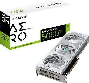 Видеокарта Gigabyte GeForce RTX 5060 Ti Aero OC 8G (GV-N506TAERO OC-8GD) 590659ua фото