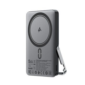 Внешний аккумулятор (павербанк) Acefast M16 Magnetic 5000mAh 18W Black 627154ua фото