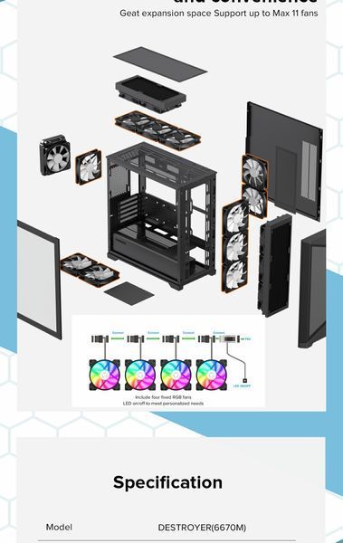 Корпус GameMax Destroyer MB 630503ua фото