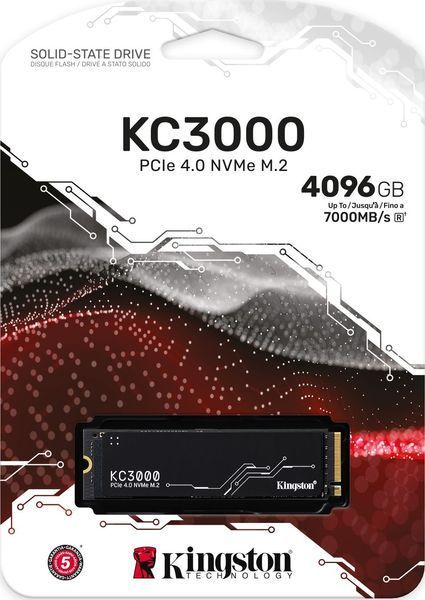 SSD накопичувач Kingston KC3000 4TB SSD (SKC3000D/4096G) 355530ua фото