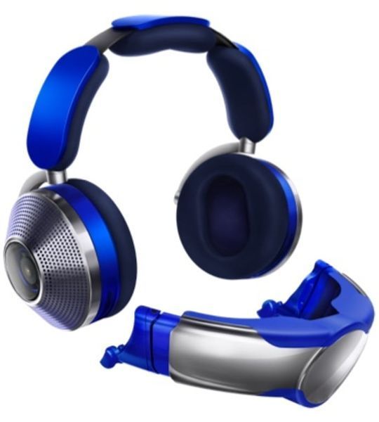 Наушники с микрофоном Dyson Zone Blue (376062-01) 571375ua фото