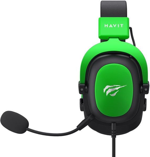 Наушники с микрофоном Havit H2002D Black/Green 620796 фото