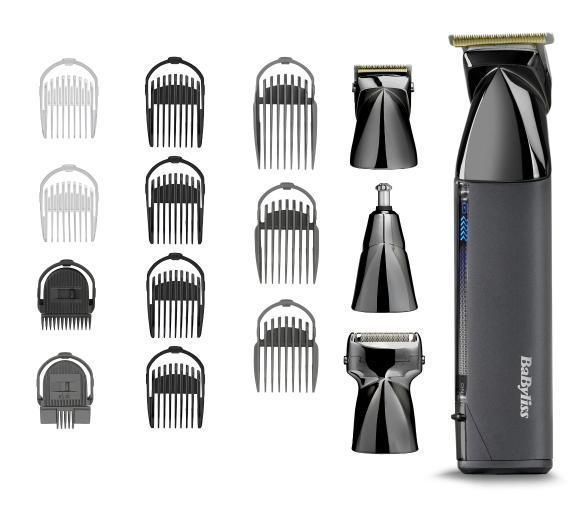 Тример для бороди та вусів BaByliss Super-X Metal Black Edition MT991E 357278 фото