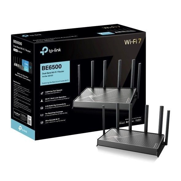 Бездротовий маршрутизатор (роутер) TP-Link Archer BE400 572202 фото