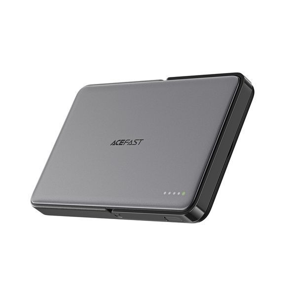 Зовнішній акумулятор (павербанк) Acefast M16 Magnetic 5000mAh 18W Black 627154ua фото