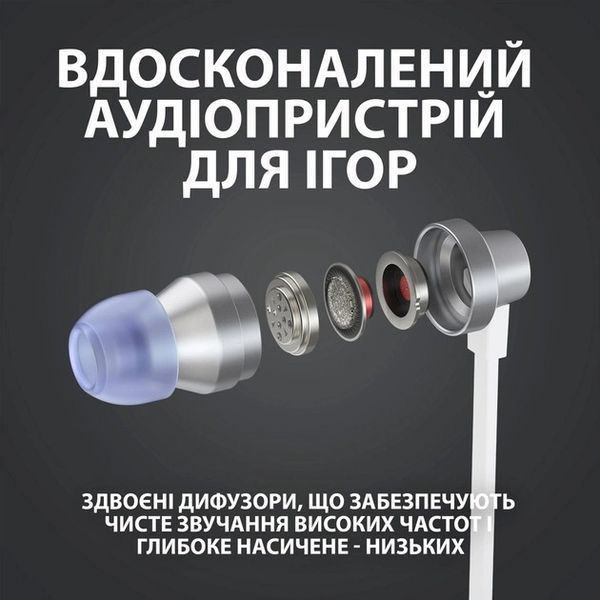 Навушники з мікрофоном Logitech G333 White (981-000930) 335722ua фото