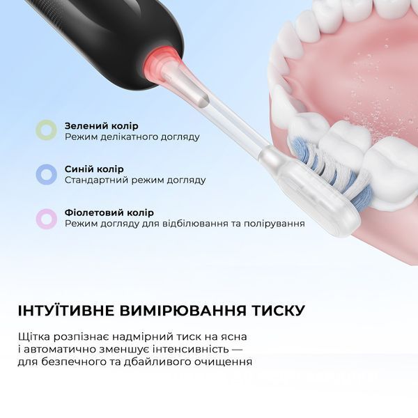 Электрическая зубная щетка Mova Fresh Black (ATB13A-BK) 616498ua фото