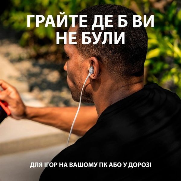 Навушники з мікрофоном Logitech G333 White (981-000930) 335722ua фото