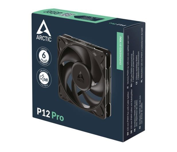 Вентилятор Arctic P12 Pro Black (ACFAN00305A) 614912ua фото