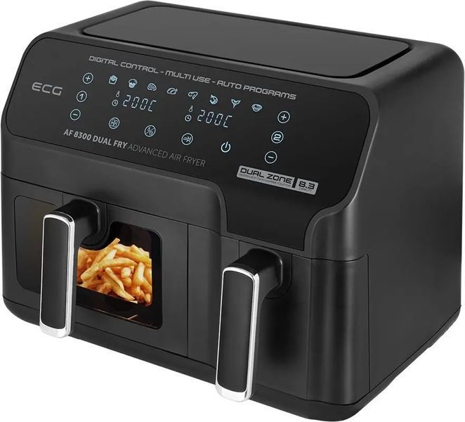 Мультипечь (аэрофритюрница) ECG AF 8300 Dual Fry 586854 фото
