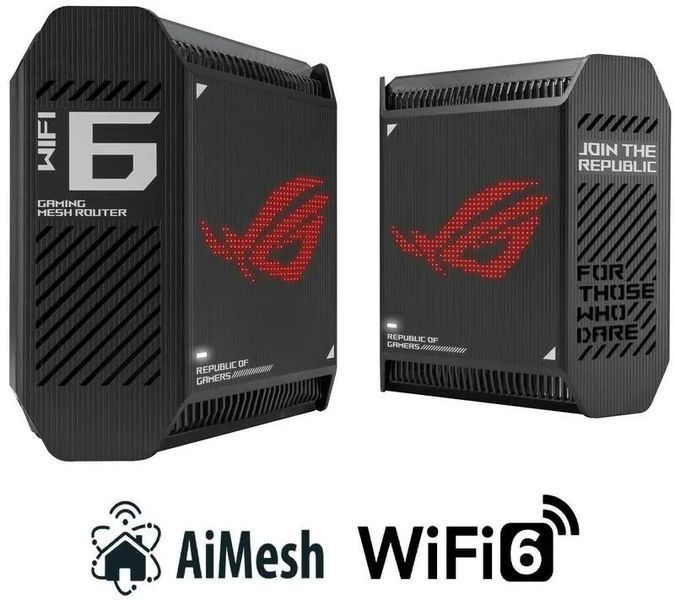 Mesh-система Asus ROG Rapture GT6 2-pack (90IG07F0-MU9A20) 584954ua фото