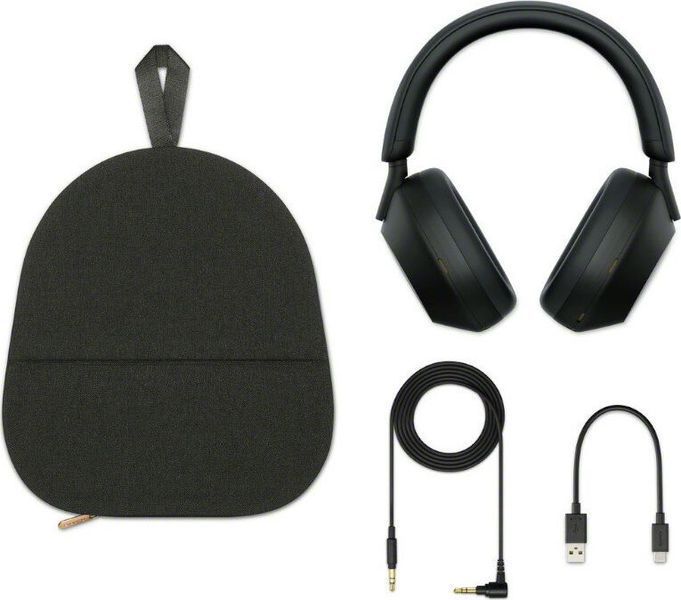 Навушники з мікрофоном Sony WH-1000XM5 Black 361932ua фото