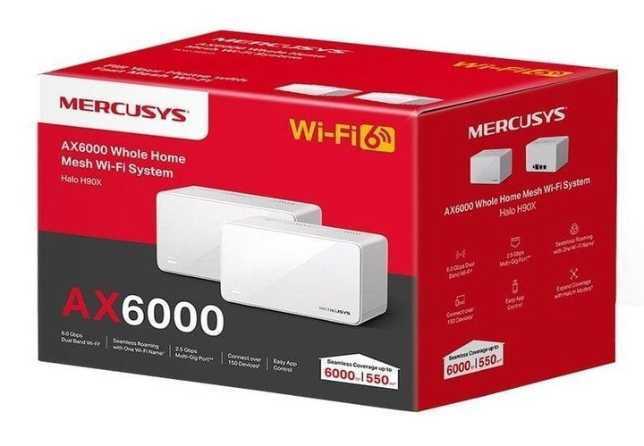 Mesh-система Mercusys Halo H90X 2-pack 530079ua фото