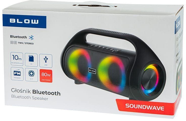 Портативна колонка Blow Soundwave Black (30-405) 597508 фото
