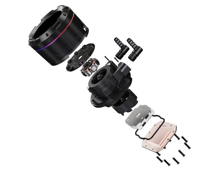 Водяне охолодження ID-Cooling Space LCD SL360 XE Black 577722ua фото