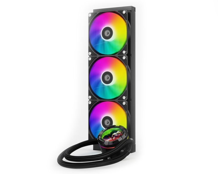 Водяне охолодження ID-Cooling Space LCD SL360 XE Black 577722ua фото