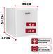Холодильник з морозильною камерою Grifon DFT-45W 580750ua фото 2