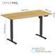 Компьютерный стол OfficePro ODE1470LW Light Wood/Black 622978ua фото 8