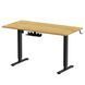 Компьютерный стол OfficePro ODE1470LW Light Wood/Black 622978ua фото 3