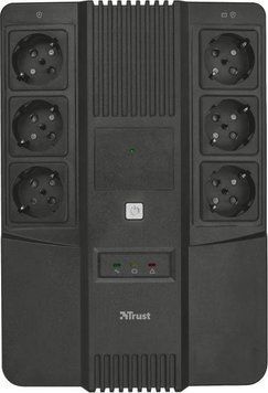 ИБП непрерывного действия (Online) Trust Maxxon 800VA UPS with 6 standard wall power outlets BLACK 23326 334309ua фото