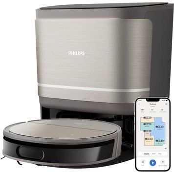 Робот-пилосос з вологим прибиранням Philips HomeRun Series 9000 XU9100/10 623712ua фото