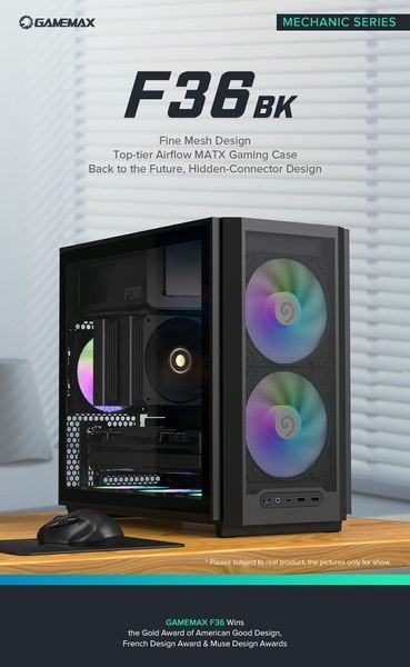 Корпус GameMax F36 BK 628321ua фото