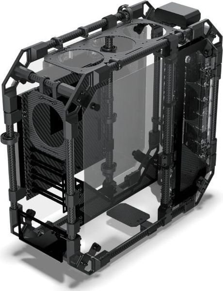 Корпус Alphacool Apex Pro Skeleton Carbon 541820 фото